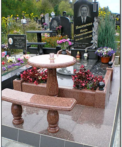 Памятники Цоколя, столы, лавки